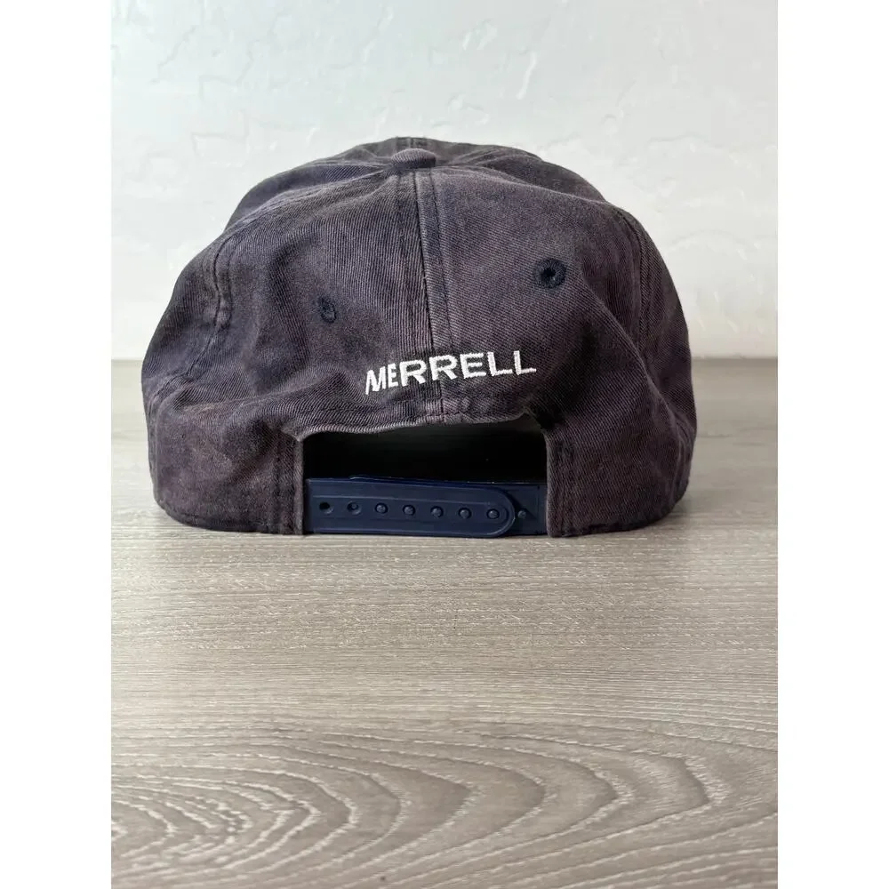 The Heartbeat Brand/ Merrell‎ Cabo Blue Brown Cork Men's Trucker Hat- EUC